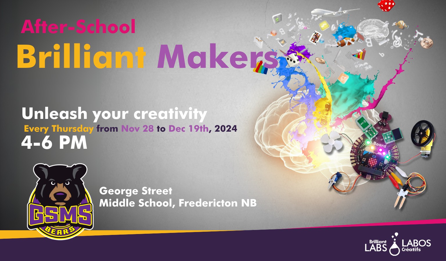 Brilliant Makers program feature poster