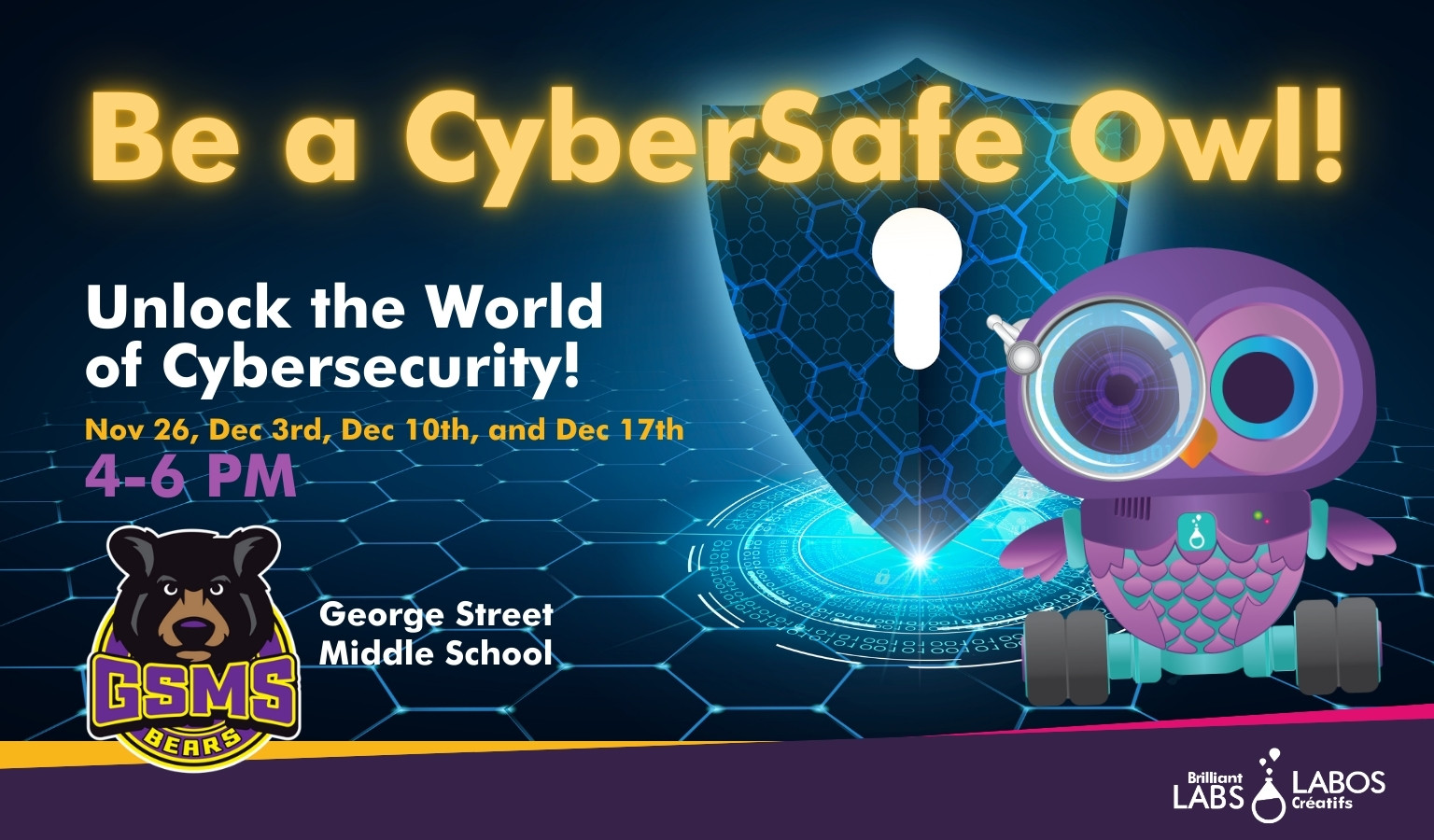 Cyber Security program feature poster