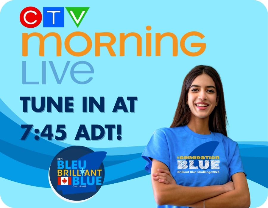 Brilliant Blue 2025 CTV interview banner